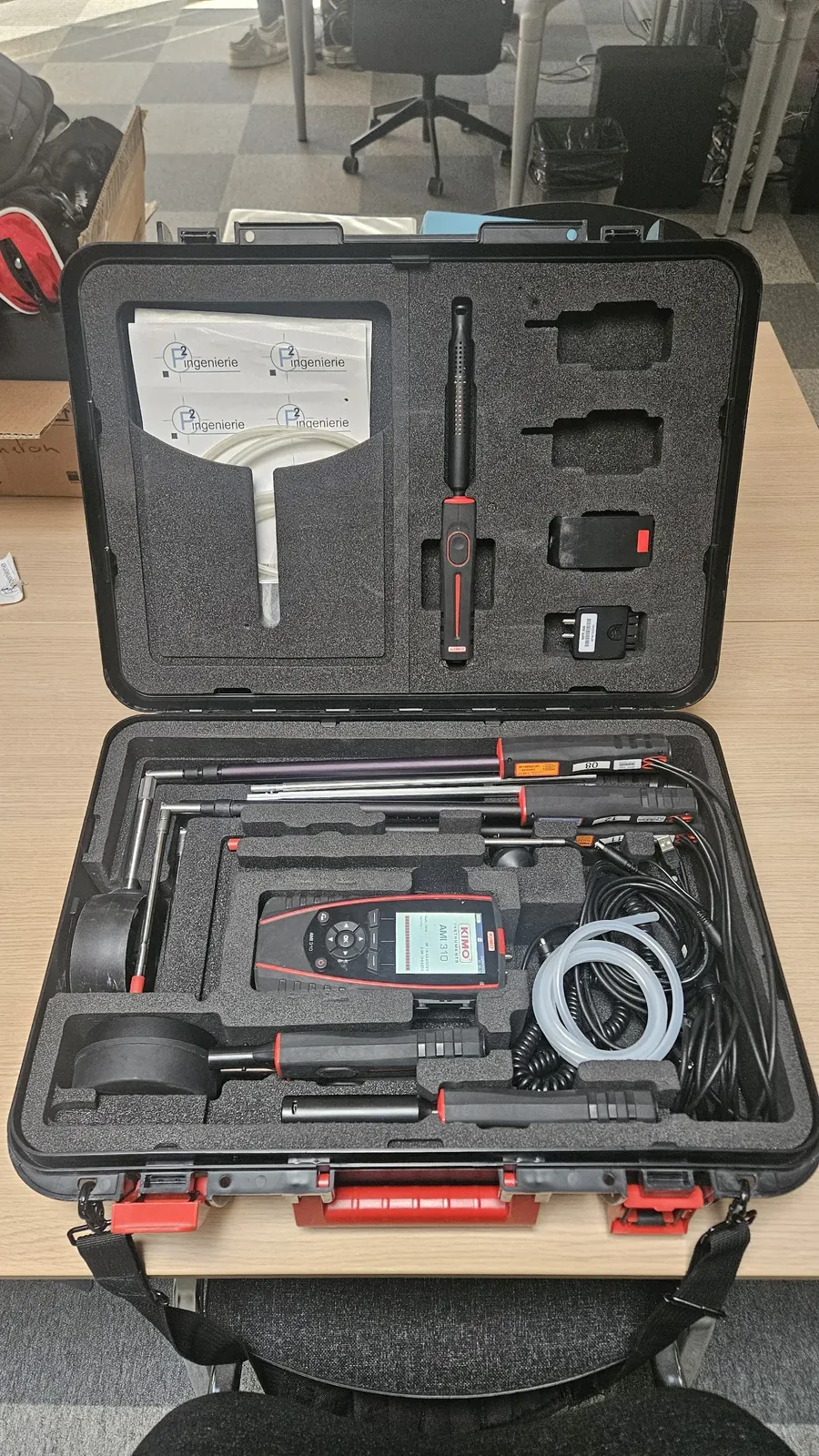 Anémomètre à hélice KIMO AMI 310 avec perches télescopiques